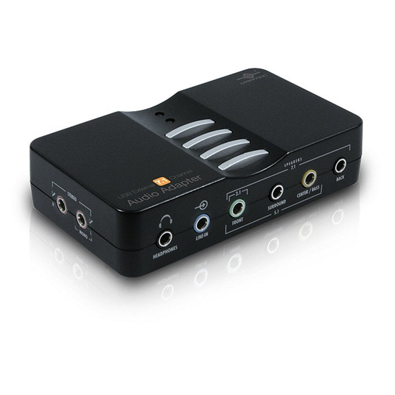  [AUSTRALIA] - Vantec NBA-200U USB External 7.1 Channel Audio Adapter (Black) USB 2.0 To 7.1 Channel Audio