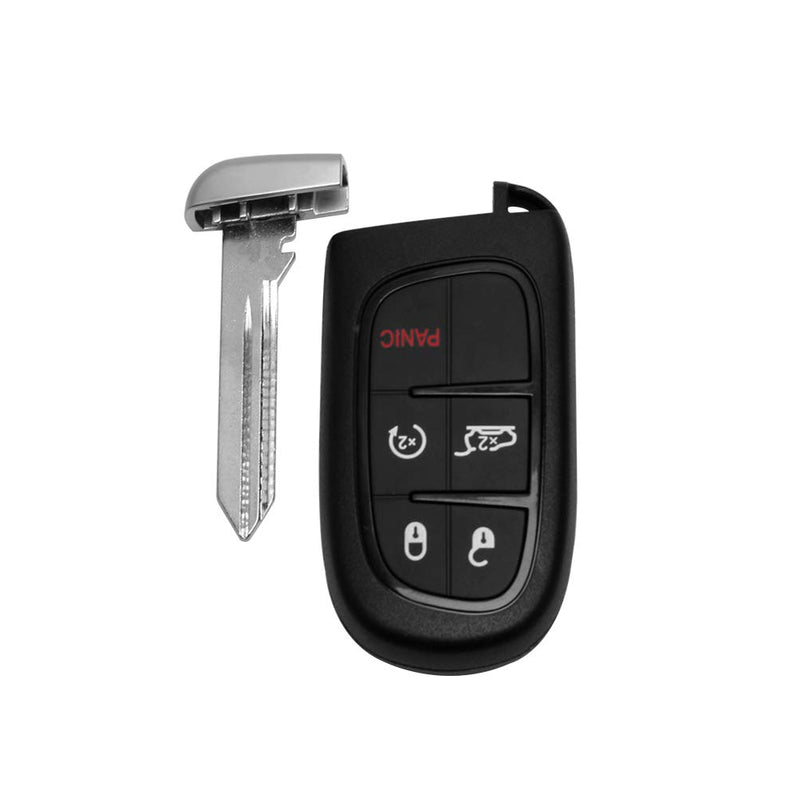  [AUSTRALIA] - VOFONO Keyless Entry Remote Start Smart Car Key Fob fits 2014-2018 Jeep Cherokee / 2014-2018 Dodge Ram 1500, 2500,3500 4500 (GQ4-54T)