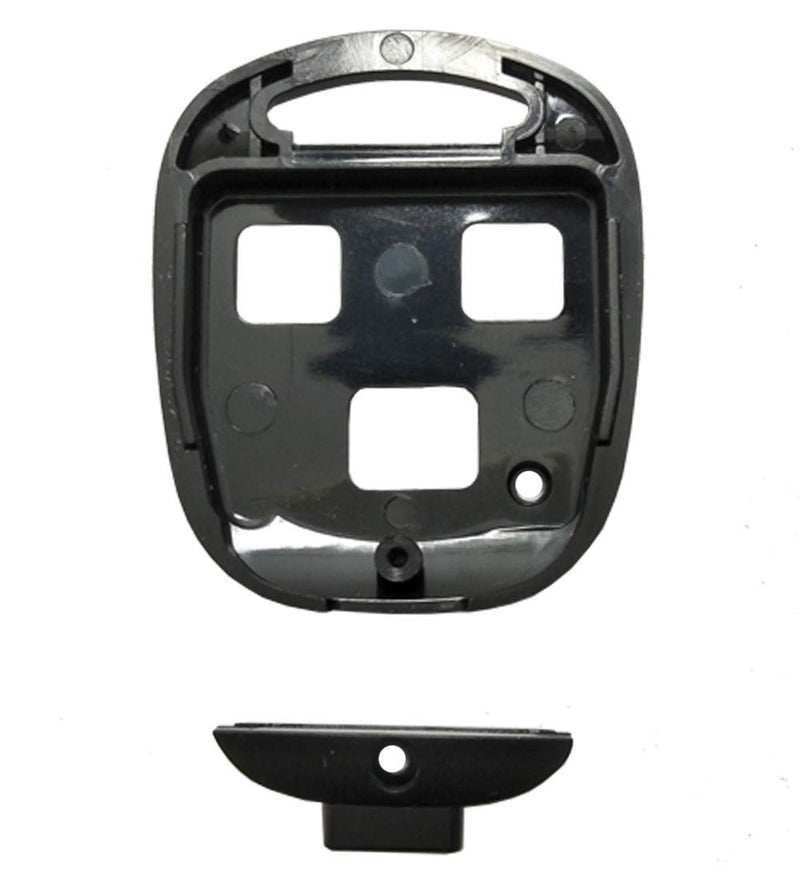  [AUSTRALIA] - Horande Keyless Entry Remote Control Key Replacement Key Fob Case Shell Fit For Lexus ES GS GX IS LS LX RX SC Key Fob Cover Case (Black) Black