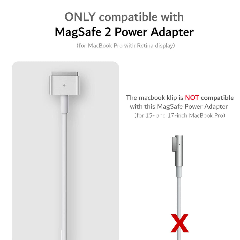  [AUSTRALIA] - TUDIA [Klip] Snap On Charging Cable Cord Saver Protector Compatible with MacBook Magsafe 2 Power Adapter - Green