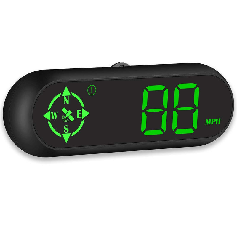  [AUSTRALIA] - ACECAR GPS Speedometer Car, Universal Car HUD Head Up Display with Speed MPH, 100 KM Acceleration Time, Compass, Driving Distance, Overspeed Alarm HD LCD Display, for All Vehicle