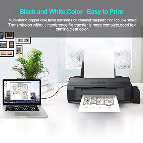  [AUSTRALIA] - USB Printer Cable Cord Compatible for Brother MFC-L2710DW L2750DW L5700DW L6700DW J805DW J895DW J880DW L8900CDW L3770CDW L3710CW J690DW J497DW J5830DW J6930DW L5800DW L6800DW L8610CDW J775DW MFC7240