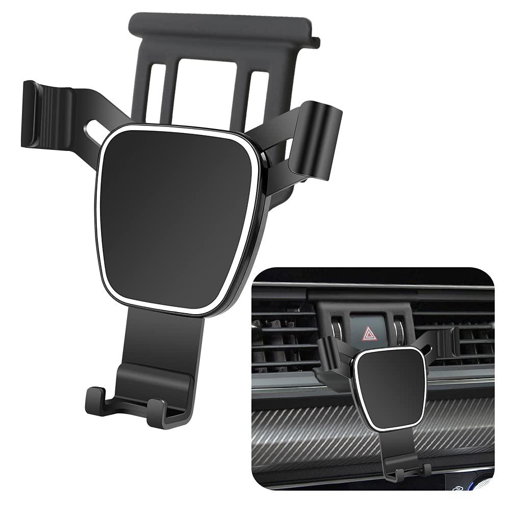  [AUSTRALIA] - LUNQIN Car Phone Holder for 2017-2023 Audi Q5,2018-2023 SQ5 Sportback Auto Accessories Navigation Bracket Interior Decoration Mobile Cell Phone Mount for Audi Q5 2017-2023 / SQ5 2018-2023