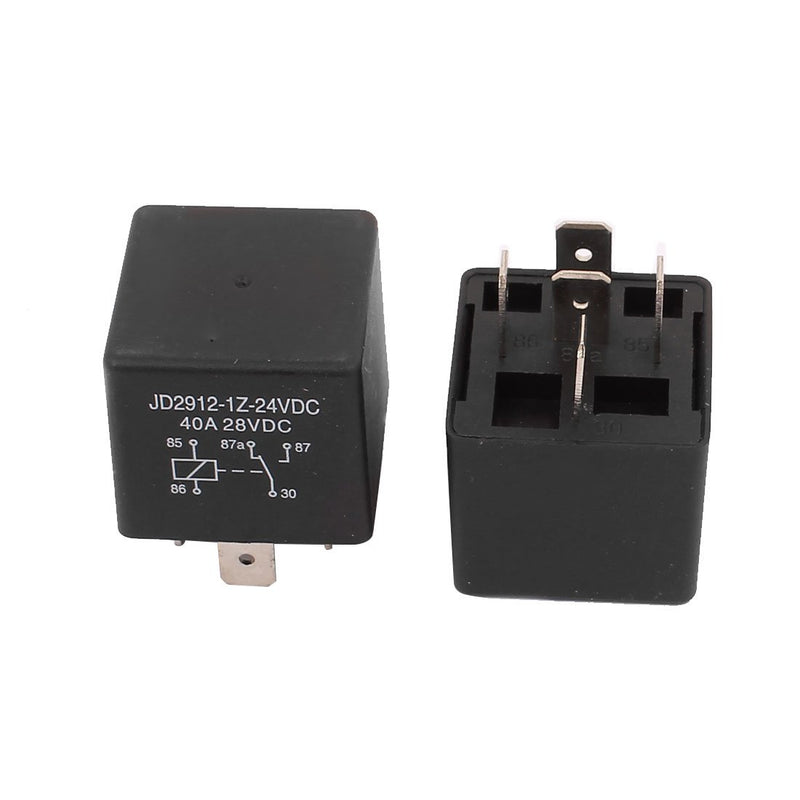  [AUSTRALIA] - uxcell JD2912 DC 24V Coil 40A 5 Pins SPDT Vehicle Car Security Power Relay 5pcs