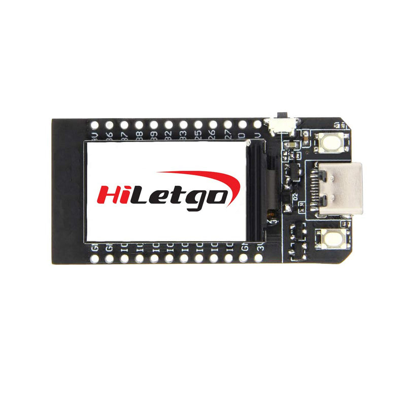  [AUSTRALIA] - HiLetgo ESP32 LCD WiFi Kit ESP-32 1.14 Inch LCD Display WiFi+Bluetooth CH9102 USB Type-C Internet Development Board for Arduino ESP8266 NodeMCU