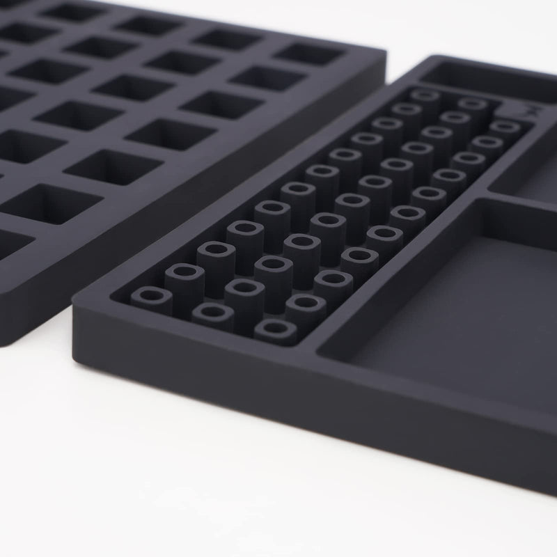  [AUSTRALIA] - MELETRIX WS 35 Switches Silicone Lube Station for Custom Mechanical Keyboard Switches Black
