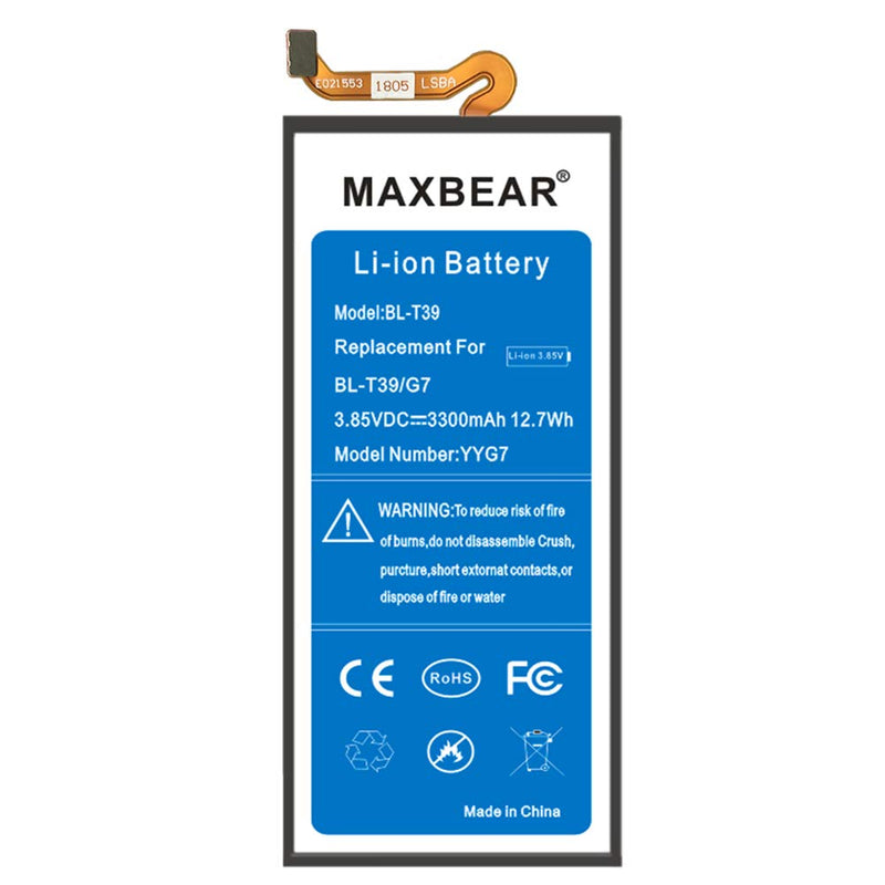 Battery for LG G7, MAXBEAR 3300mAh Replacement Li-ion Battery for LG G7 Thin Q/BL-T39 LMG710VM Verizon with Repair Tool Kit [12 Month Service] - LeoForward Australia