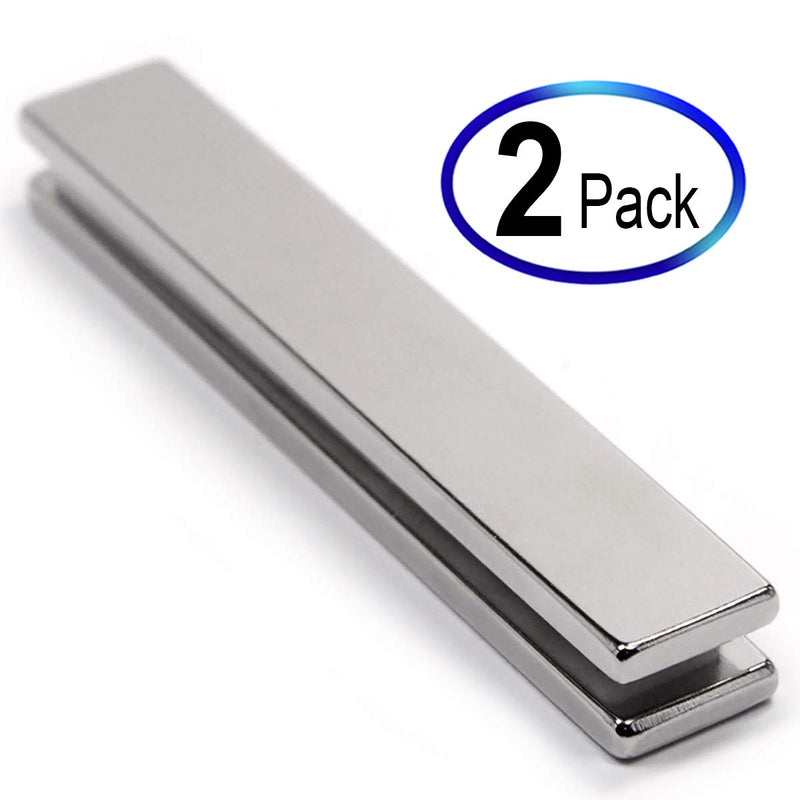 2 Pieces of Stamping Magnets for DIY Stamping with Various Stamping Platforms of 1/8" Clearance, Made of Powerful Neodymium Bar Magnets 3"x 1/2"x 1/8" Grade N45 - LeoForward Australia