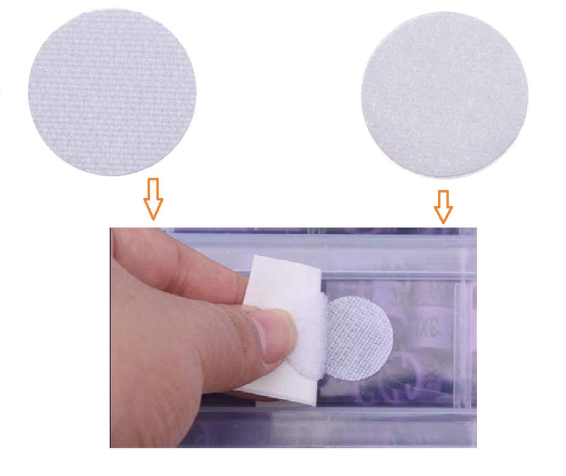  [AUSTRALIA] - 500Pcs Self Adhesive Dots by Sooleo, 0.78 Inch Diameter Two Separate Hook and Loop Dots Tapes, Premium Sticky Nylon Back Coins with High Viscocity Glue, Great for Classroom, Office, Home (250 Pairs)
