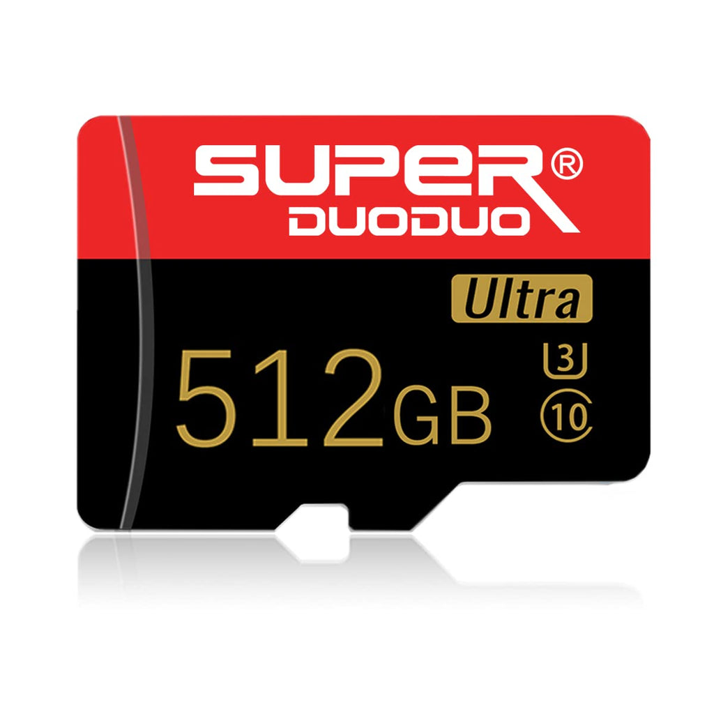  [AUSTRALIA] - 512GB Micro SD Card with SD Card Adapter TF Card High Speed Memory Card 512GB for Smartphone,Tachograph,Tablet,Drone HJJ-512GB
