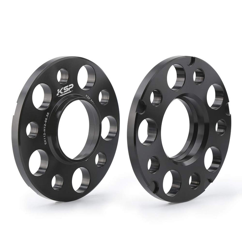  [AUSTRALIA] - KSP 5X112mm Wheel Spacers for Mercedes Audi BMW,12mm 66.56mm Hubcentric Bore Forged Tuning Spacer for Most Benz, Newer Audi A4 S4 A5 S5 A6 S6 A7 S7 A8 Quattro, 2019+ BMW (G-Chassis),2pcs
