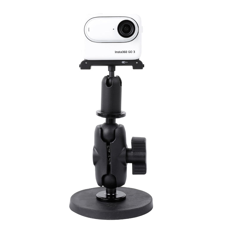  [AUSTRALIA] - PellKing Magnetic Car Camera Mount for Insta360 Go 3,X3/X2,360 Degree Rotation Ball Head Powerful Magnetic Camera Mount with Universal Phone Holder,Compatible with GoPro 11/10/9,iPhone,Samsung