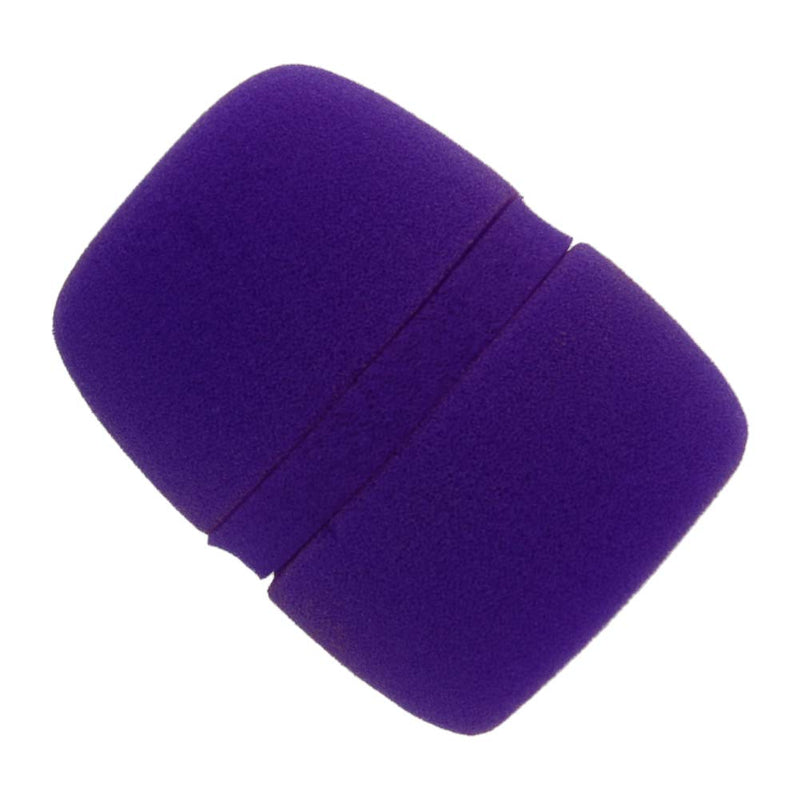  [AUSTRALIA] - Fielect 5PCS Sponge Foam Mic Cover Handheld Microphone Windscreen Shield Protection Purple for KTV Broadcasting