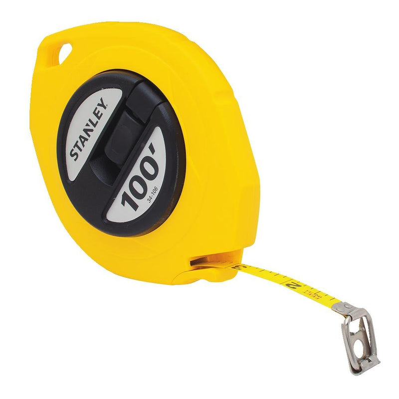  [AUSTRALIA] - STANLEY Tape Measure, 3/8-Inch Graduations, 100-Foot, Yellow (34-106)