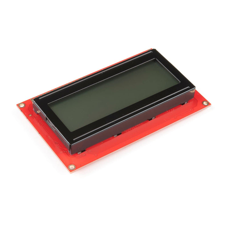  [AUSTRALIA] - SparkFun 20x4 SerLCD - RGB Backlight (Qwiic) - Black on Red/Green/Blue Display Communicate with Serial I2C SPI 3.3V Logic and Power