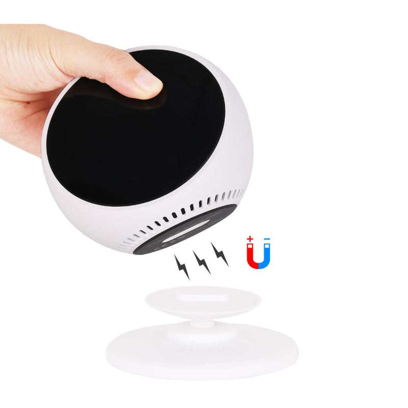  [AUSTRALIA] - AILITOP Adjustable Stand for Echo Spot - 360 Degree Rotation Smart Speaker Holder (White) White