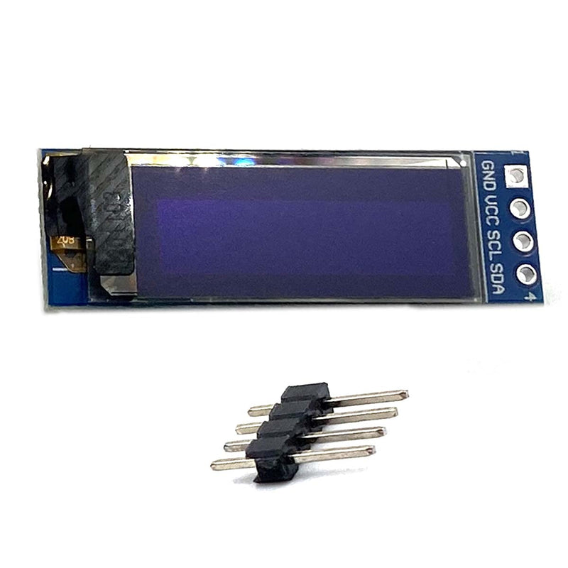  [AUSTRALIA] - Kiro&Seeu 0.91 inch 128x32 I2C IIC Serial OLED LCD Display Screen DIY Module 4-PIN DC 3.3V 5V 12832 SSD1306 Low Consumption LED Display Compatible with PIC Ar-duino