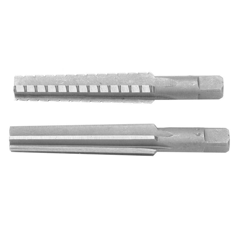  [AUSTRALIA] - Marhynchus Straight Shank, Reamer High Speed Steel Reamer Morse Taper Reamer, 2 Pcshss Fine/coarse Tapered Reamer for Drilling Reaming Tool High Speed Steel Reamer