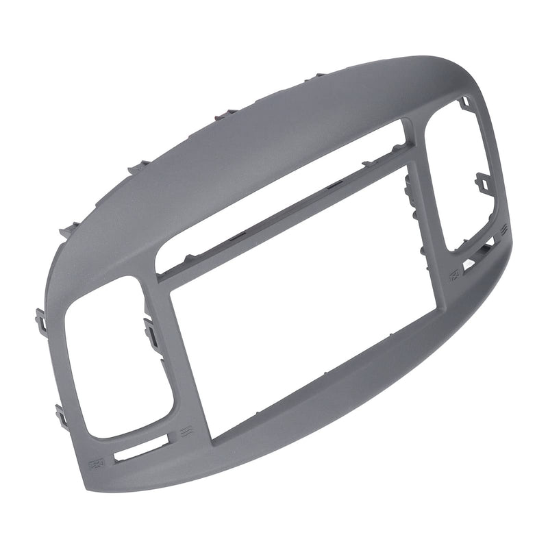  [AUSTRALIA] - 2008 Accent Hatchback Radio Dash Bezel,2007 Accent Dash Bezel Kit,Other supplies,2DIN Car Stereo Radio Fascia Dash Panel DVD Frame ABS Replacement for Accent 2009‑2012