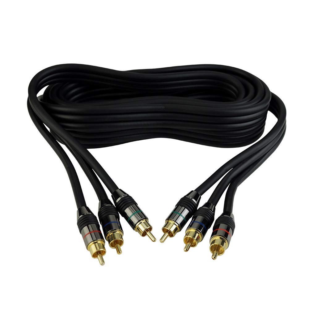  [AUSTRALIA] - Skywalker Hq Series 3ft Gold Component Video Cable HDTV DVD Oxygen Free