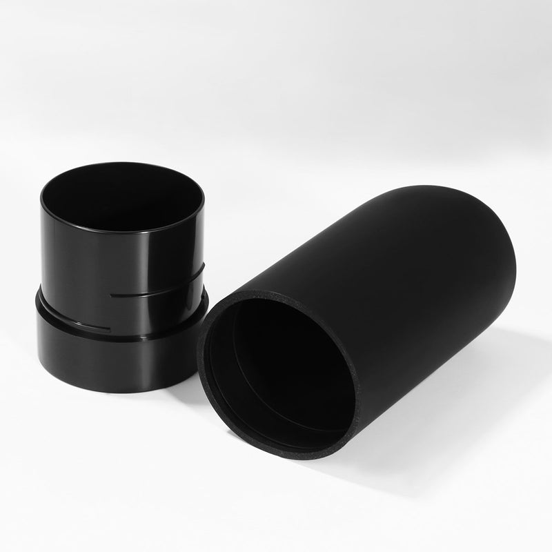 VORCOOL Car Trash Can with Lid Silicone Garbage Dust Bin Storage Barrel Fits Cup Holder in Console or Door (Black) - LeoForward Australia