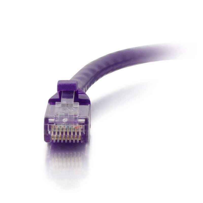  [AUSTRALIA] - C2G 00958 Cat6 Cable - Snagless Unshielded Ethernet Network Patch Cable, Purple (6 Inch)
