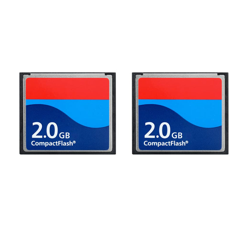  [AUSTRALIA] - ZhongSir Two Pack 2GB Extreme Compact Flash Memory Card High Speed Digital Camera Card Industrial Grade Card(2X2GB)