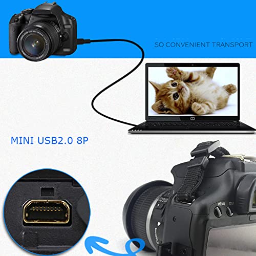  [AUSTRALIA] - Replacement Camera Transfer Data Sync Cable Compatible with Fujifilm X10, X20, XF1, FinePix JX650, JX660, JX675, JX680, AX385, AX500, AX510, AX550, FinePix J10, J100, J12 & More