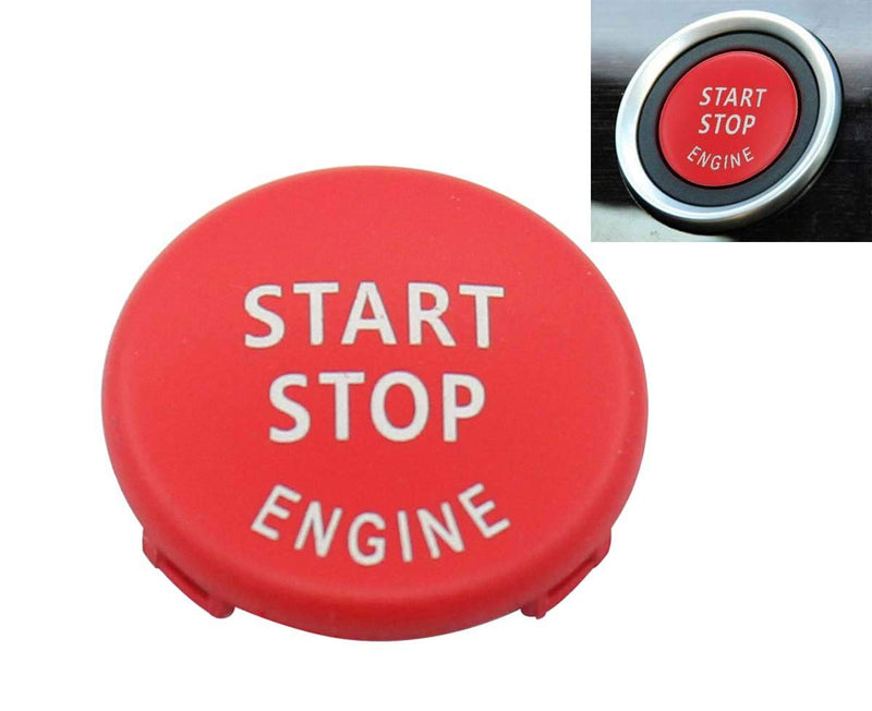 Red Start Stop Engine Button Switch Cover for BMW X5 E70 X6 E71 3 E90 E91 E92 E93 E87 E83 E89 320 520 525 328i(2007-2011) 335i 330i - LeoForward Australia