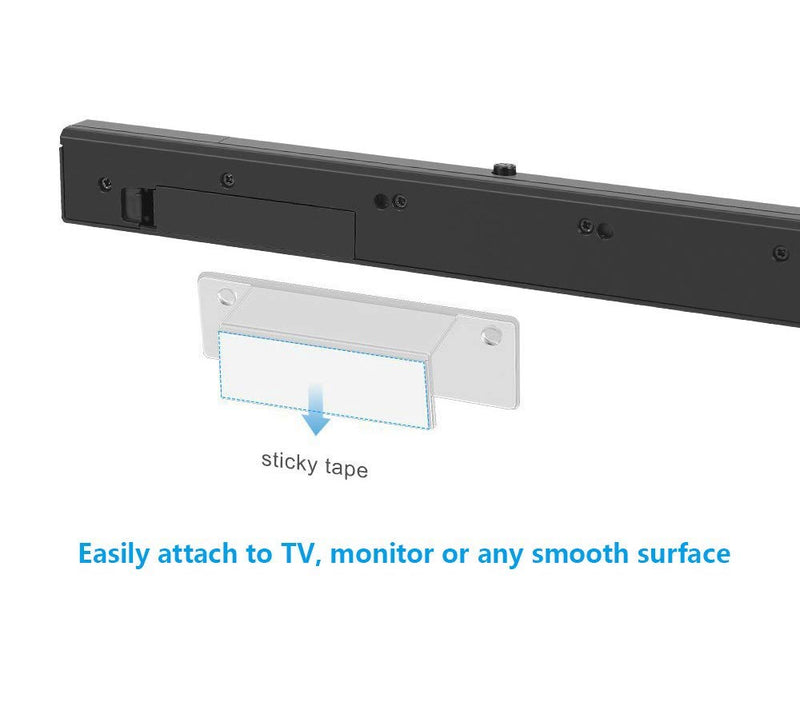 Wireless Wii Sensor Bar, Infrared Ray Sensor Bar Wireless for Wii/Wii U Console Compatible with PC (White) - LeoForward Australia