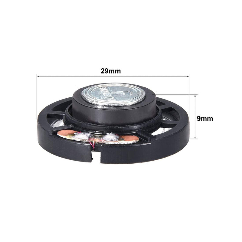  [AUSTRALIA] - uxcell 0.25W 8 Ohm DIY Speaker 29mm Round Shape Replacement Loudspeaker 20pcs