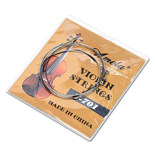 3 Packs Full Set Replacement Stainless Steel 4/4 Size Violin Strings E A D G - LeoForward Australia