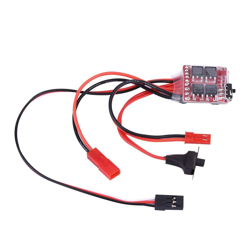  [AUSTRALIA] - Brushed ESC, 20A RC ESC Brushed Motor Speed Controller with Brake for RC Car Boat Tank