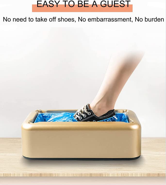  [AUSTRALIA] - URED Disposable Shoe Cover Refills for Automatic Shoe Cover Dispenser Machine, T-Buckle Shoe Cover 100 Pcs