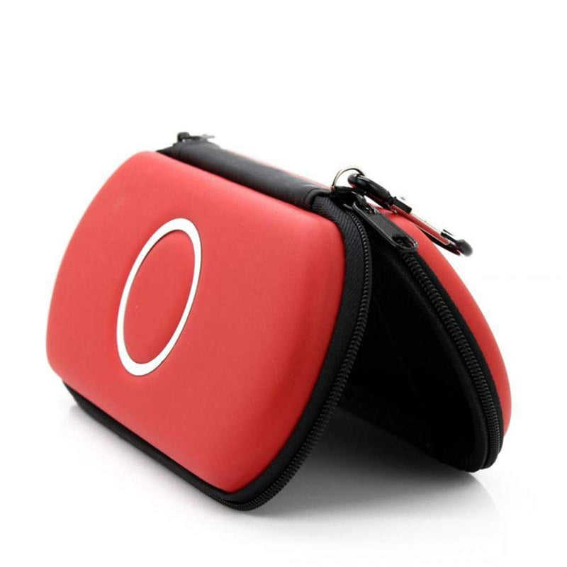  [AUSTRALIA] - ELIATER PSP Carring Case Portable Travel Pouch Cover Zipper Bag Compatible for Sony PSP 1000 2000 3000 Game Console Red