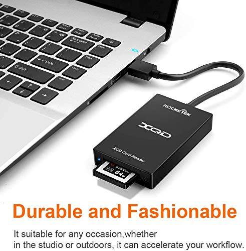 XQD Card Reader, USB3.0 XQD Memory Card Reader 5Gpbs Super Speed Compatible with Sony G/M Series USB Mark XQD Card, Lexar 2933x/1400x USB Mark XQD Card for Windows/Mac OS. - LeoForward Australia