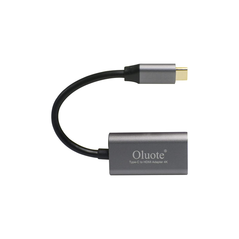  [AUSTRALIA] - Oluote USB C to HDMI Adapter 4K Cable, Type-C to HDMI Adapter Compatible with MacBook Pro 2019/2018/2017, MacMini 2018, Surface Book 2, Samsung Galaxy S20, Pixelbook More