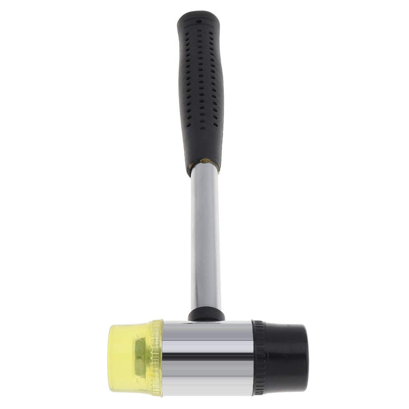  [AUSTRALIA] - ChgImposs 30mm/1.18" Double- Faced Soft Mallet, Rubber Hammer Work Glazing Window Nylon Hammer with Round Head and Non-slip Handle DIY Hand Tool