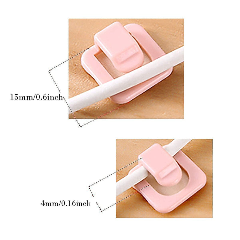  [AUSTRALIA] - The Same 90Pcs Adhesive Cable Clips Wire Clips Cable Wire Management Wire Cable Holder Clamps Cable Tie Holder for for Home、car、Workshop、Offices. (15) 15