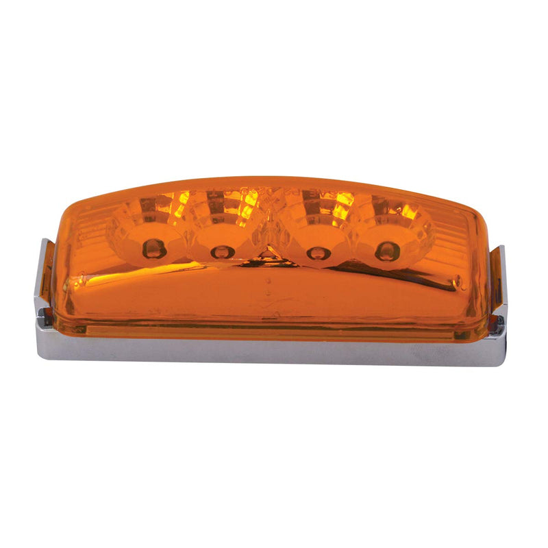  [AUSTRALIA] - Grand General 80346 Chrome Plastic Marker Light (Clear Mounting Bracket with Wire for Med.)