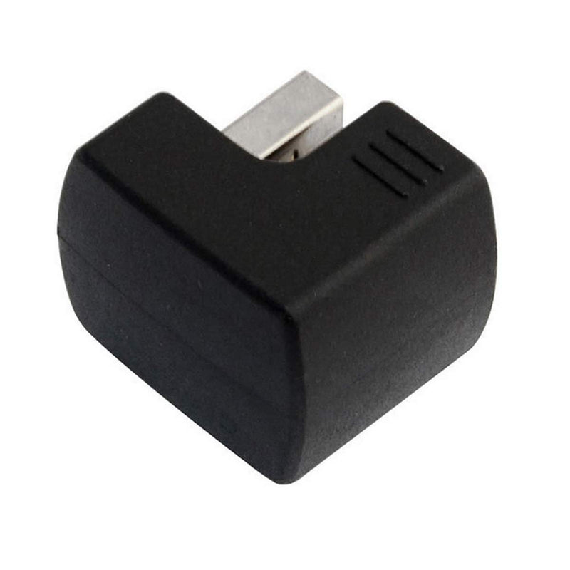 CY USB Type A to Type A Adapter Up & Down Angled USB 3.0 Adapter A Male to Female Extension 180 Degree 5Gbps Black USB3.0 - LeoForward Australia