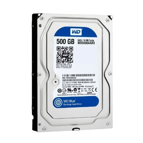  [AUSTRALIA] - WD Blue 500GB Desktop Hard Disk Drive - 7200 RPM SATA 6 Gb/s 16MB Cache 3.5 Inch - WD5000AAKX 500 GB