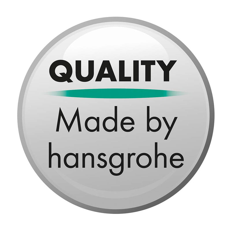 hansgrohe Toilet Paper Holder Easy Install 6-inch Modern Coordinating Accessories in Chrome, 40526000 - LeoForward Australia