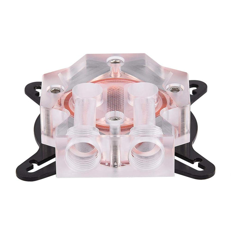  [AUSTRALIA] - GPU Liquid Cooler,Computer GPU Universal Water Cooling Block Waterblock 40mm Copper Base,Processed with Anti-Oxidization Technology,Perfectly Fit The GPU,Carry Away More Heat from GPU Quickly