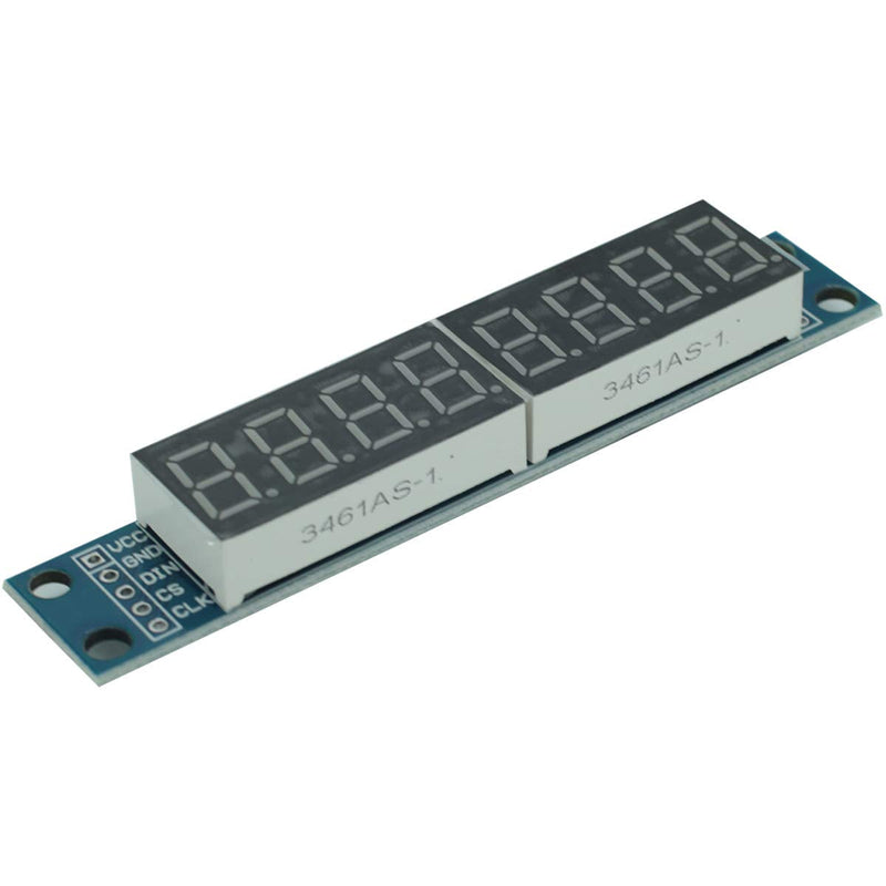  [AUSTRALIA] - DEVMO 4pcs 8-Digit 7 Segment Module MAX7219 8 Bit Digital Segment Tube LED Display Module Supports Cascade Eight Bit Serial 3 IO Ports Compatible with Ar-duino MCU/51/AVR/STM32