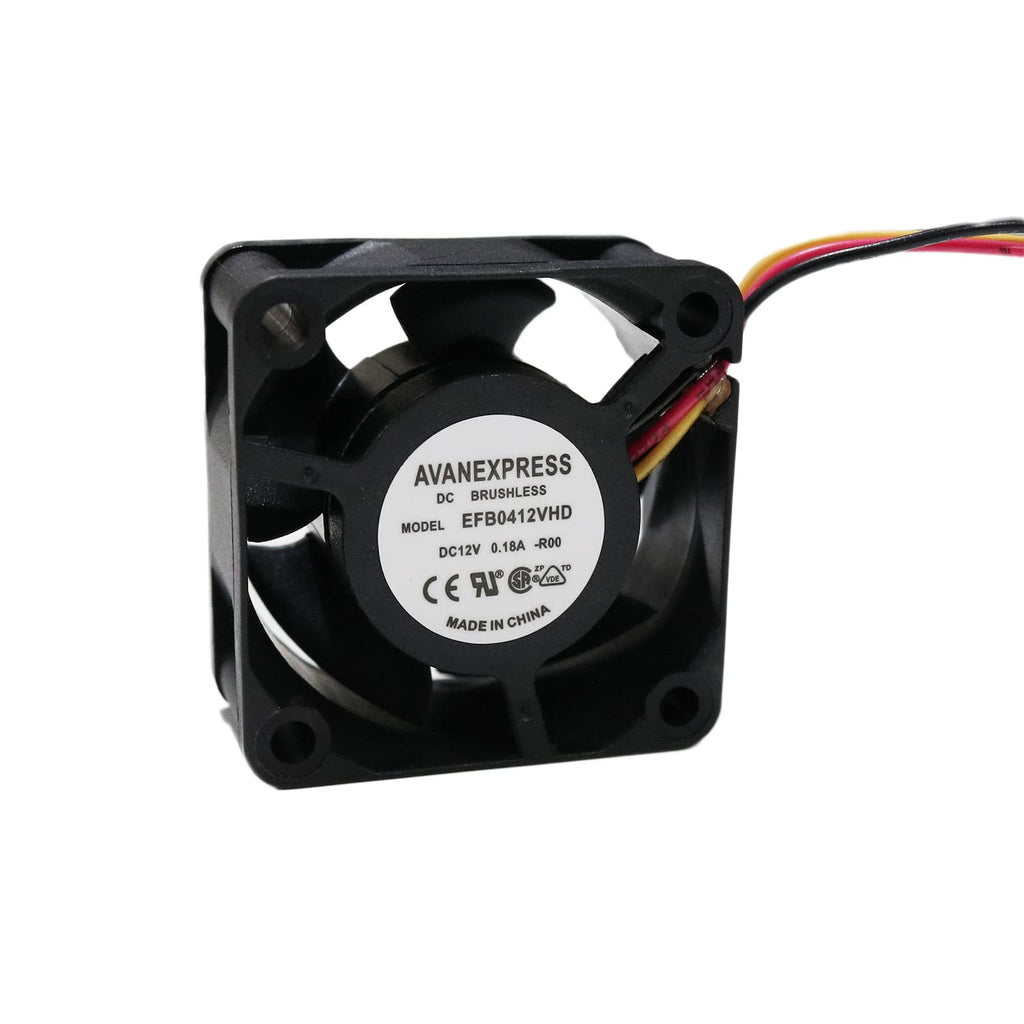  [AUSTRALIA] - Twinkle Bay 40x20mm Cooling Fan, Replacement for EFB0412VHD Cooling Fan, 40 x 40 x 20mm with 3Pin 3Wire Connector (DC 12V)