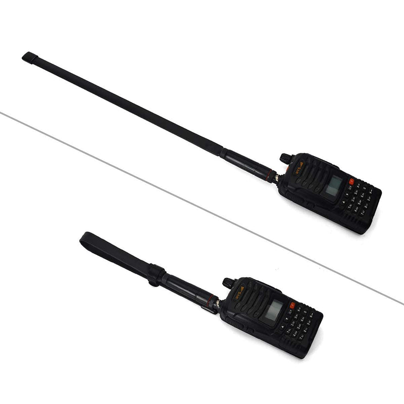  [AUSTRALIA] - HYS BNC Base Antenna Dual Band VHF UHF HT Antennas for 144/430Mhz (136-174Mhz&400-470Mhz) Icom V86 IC-T7H Yaesu FT-530 Uniden BCD325P2 BC125AT Portable BNC Radio&Scanner