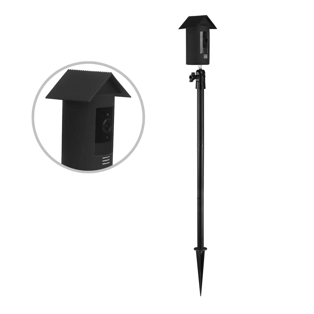  [AUSTRALIA] - HOLACA Spike Pole Mount Ground Stake and Weatherproof Silicone Skin for Ring Stick Up Cam Battery HD Security Camera, Suitable for Stake into Soft Ground