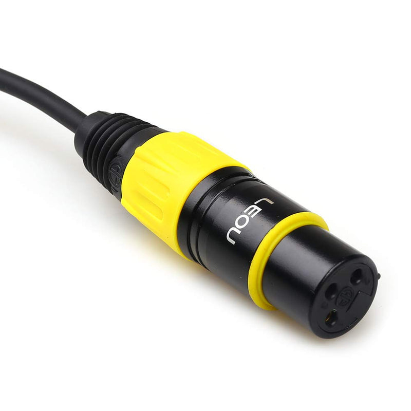  [AUSTRALIA] - Female to Mini XLR Male Microphone Audio Cable for Blackmagic Pocket 4K Camera Video Assist 4K (6.6(ft)) 6.6(ft)
