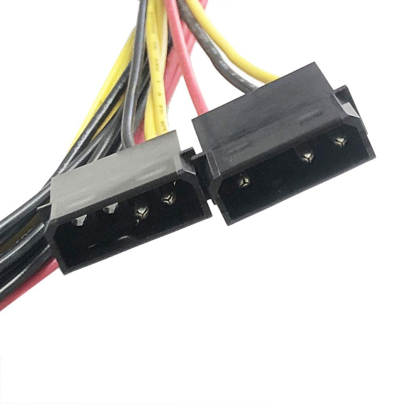  [AUSTRALIA] - Zahara Power Supply Cable for HP Z600 ATX PSU 24Pin to18Pin+Dual Molex IDE to 6pin